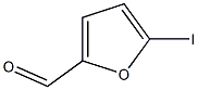 5-lodo-2-furancarboxaldehyde 구조식 이미지