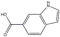 6-indoleformic acid 구조식 이미지