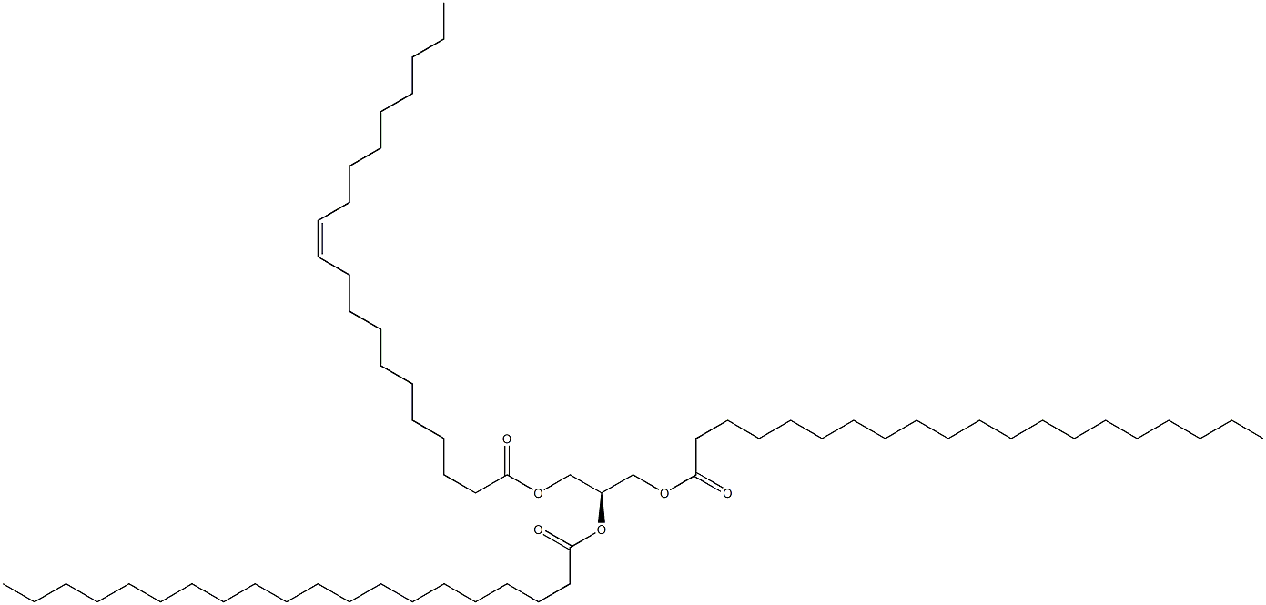 1,2-dieicosanoyl-3-(11Z-eicosenoyl)-sn-glycerol 구조식 이미지