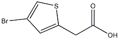 (4-Bromothien-2-yl)acetic acid Structure