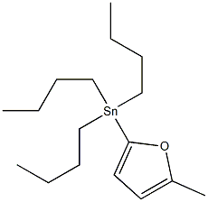 2-Methyl-5-(tributylstannyl)furan Structure