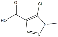 5-Chloro-1-methyl-1H-pyrazole-4-carboxylic acid 95% Structure