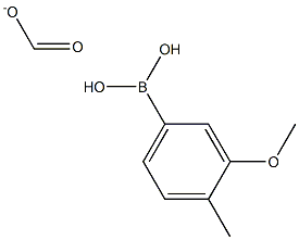 3-METHOXY-4-METHYLFORMATEPHENYLBORONIC ACID 구조식 이미지