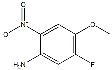 5-FLUORO-2-NITRO ANISIDINE 구조식 이미지