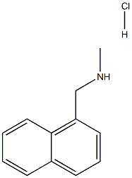 N-METHYL-1-NAPHTHALENEMETHYLAMINE HYDROCHLORIDE( FOR TERBINAFINE HYDROCHLORIDE ) Structure