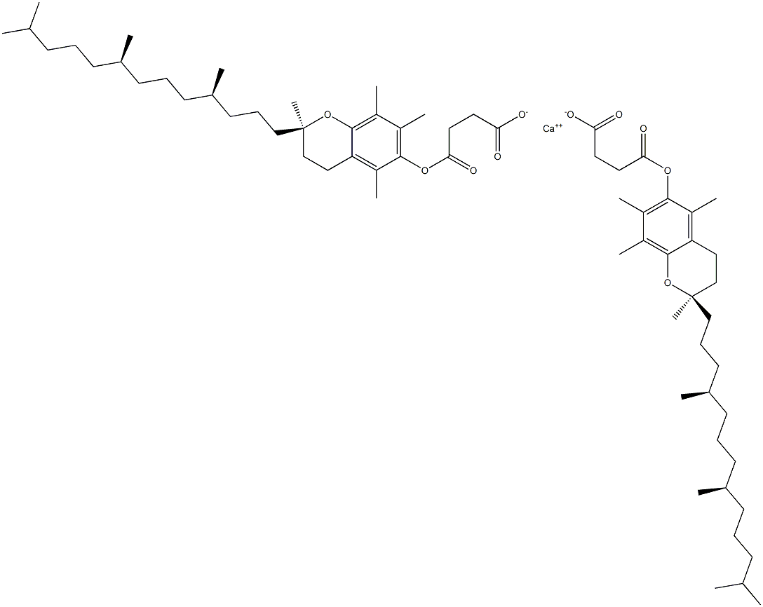 VITAMIN E SUCCINATE CALCIUM Structure