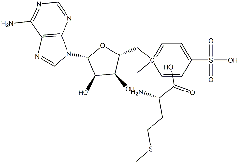 ADENOSYL-L-METHIONINE p-TOLUENESULFONATE, S-(P) 구조식 이미지