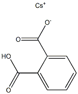 cesium hydrogen phthalate 구조식 이미지