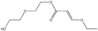 diethyleneglycol ethoxyacrylate Structure