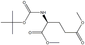 L-Boc-GlutamicAciddimethylester Structure