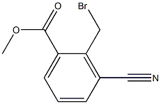 Methyl 2-(Bromomethyl)-3-Cyanobenzoate 구조식 이미지