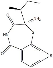 2,2'-dithio(N-isoleucylbenzamide) 구조식 이미지