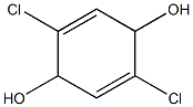 2,5-dichloro-2,5-cyclohexadiene-1,4-diol Structure