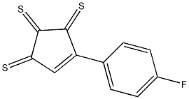 4-(4-fluorophenyl)-1,3-dithia-2-thioxocyclopent-4-ene 구조식 이미지