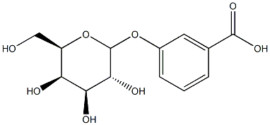 3-carboxyphenyl galactopyranoside 구조식 이미지
