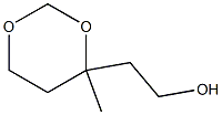 4-methyl-4-hydroxyethyl-1,3-dioxane 구조식 이미지