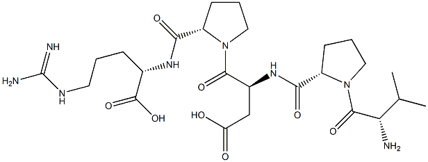 valyl-prolyl-aspartyl-prolyl-arginine Structure