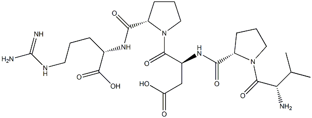 valyl-prolyl-aspartyl-prolyl-arginine 구조식 이미지