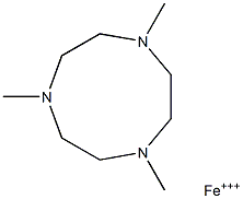 (1,4,7-trimethyl-1,4,7-triazacyclononane)iron(III) Structure