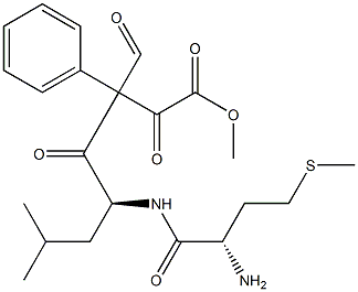 formyl-methionyl-leucyl-2-oxy-3-phenylpropionic acid methyl ester Structure