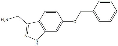 (6-Benzyloxy-1H-indazol-3-yl)methylamine Structure