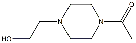 1-Acetyl-4-(2-hydroxyethyl)piperazine Structure