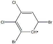 2,6-Dibromo-3,4-dichlorophenyl Structure