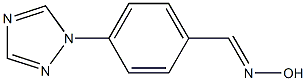 4-(1H-1,2,4-TRIAZOL-1-YL)BENZALDEHYDE OXIME 구조식 이미지