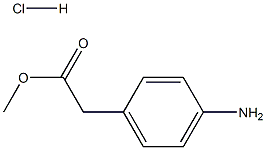 METHYL (4-AMINOPHENYL)ACETATE HYDROCHLORIDE Structure
