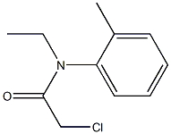 2-CHLORO-N-ETHYL-N-(2-METHYLPHENYL)ACETAMIDE Structure