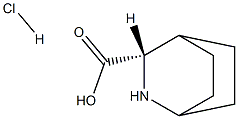 (1R,3S,4S)-2-AZABICYCLO[2.2.2]OCTANE-3-CARBOXYLIC ACID HYDROCHLORIDE 구조식 이미지