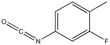 2-FLUORO-4-ISOCYANATO-1-METHYLBENZENE 구조식 이미지