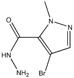 4-BROMO-1-METHYL-1H-PYRAZOLE-5-CARBOHYDRAZIDE Structure