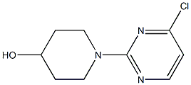1-(4-CHLOROPYRIMIDIN-2-YL)-4-PIPERIDINOL, 95+% Structure