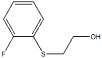 2-FLUOROPHENYLTHIOETHANOL 98% 구조식 이미지