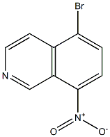 5-BROMO-8-NITROISOQUINOLINE, 95+% 구조식 이미지