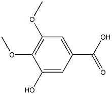 4 5-DIMETHOXY-3-HYDROXYBENZOICCID 구조식 이미지