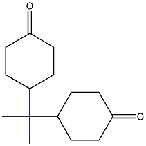 2,2-BIS(4-OXOCYCLOHEXYL)PROPANE 95+% 구조식 이미지