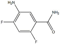 5-AMINO-2,4-DIFLUOROBENZAMIDE 구조식 이미지