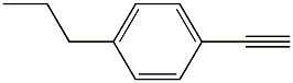 4-N-PROPYLPHENYLACETYLENE, 98%% 구조식 이미지