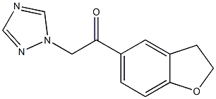 1-(2,3-dihydro-1-benzofuran-5-yl)-2-(1H-1,2,4-triazol-1-yl)-1-ethanone Structure