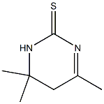 4,6,6-trimethyl-1,2,5,6-tetrahydropyrimidine-2-thione 구조식 이미지