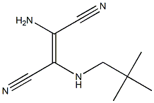 2-amino-3-(neopentylamino)but-2-enedinitrile Structure