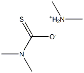 dimethylammonium (dimethylamino)methanethioate 구조식 이미지