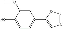 2-methoxy-4-(1,3-oxazol-5-yl)benzenol Structure