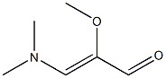3-(dimethylamino)-2-methoxyacrylaldehyde Structure