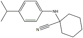 1-(4-isopropylanilino)cyclohexane-1-carbonitrile 구조식 이미지