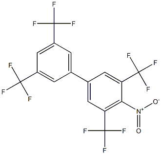 4-nitro-3,3',5,5'-tetrakis(trifluoromethyl)-1,1'-biphenyl 구조식 이미지