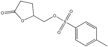 (5-oxotetrahydrofuran-2-yl)methyl 4-methylbenzene-1-sulfonate Structure