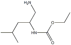 ethyl 1-(aminomethyl)-3-methylbutylcarbamate 구조식 이미지